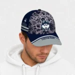 uconn-huskies-cap-personalized-tropical-floral-blue-best-selling.webp