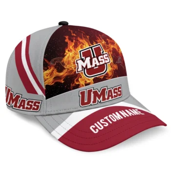 UMass Minutemen Cap - Custom Blazing Fire Red