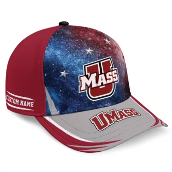 UMass Minutemen Cap - Custom Galaxy Nebula Red