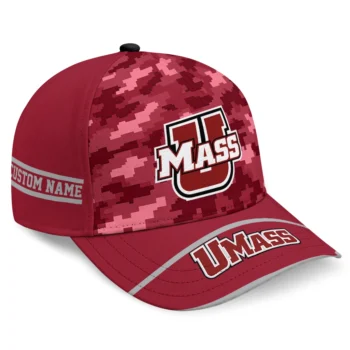 UMass Minutemen Cap - Custom Pixel Camo Red