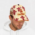 usc-trojans-cap-customized-damask-pattern-red-white-best-selling.webp