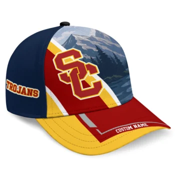 USC Trojans Cap - Customized Diagonal Slash Red