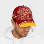 usc-trojans-cap-customized-tropical-floral-red-best-selling.webp