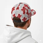 utah-utes-cap-personalized-damask-pattern-red-white-best-selling.webp