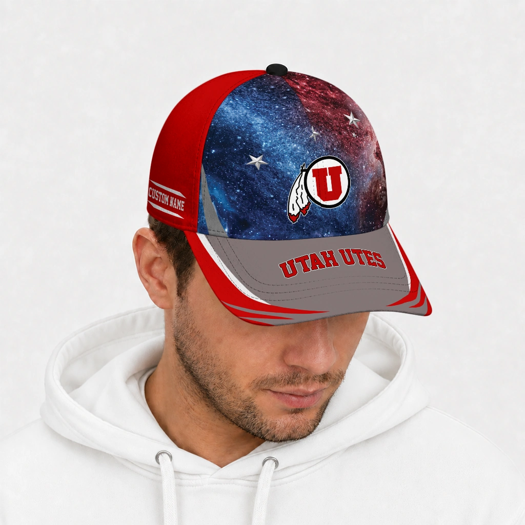 utah-utes-cap-personalized-galaxy-nebula-red-new-arrival.webp
