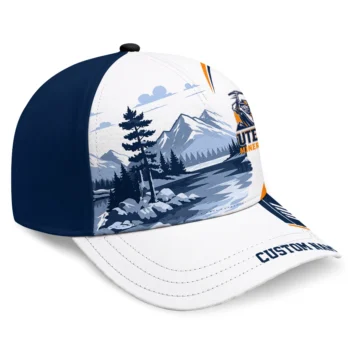 UTEP Miners Cap - Customized Flat Illustration Blue White