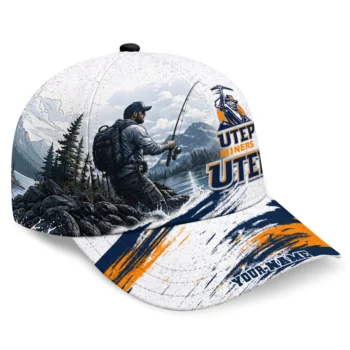 UTEP Miners Cap - Customized Photo Realistic Blue White