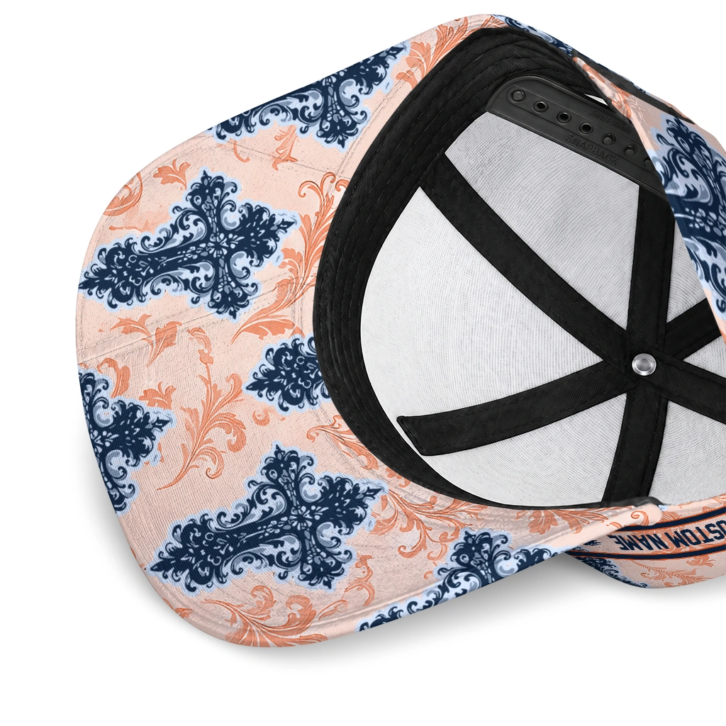 utsa-roadrunners-cap-custom-damask-pattern-orange-white-high-quality.webp
