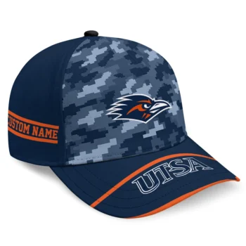 UTSA Roadrunners Cap - Custom Pixel Camo Orange