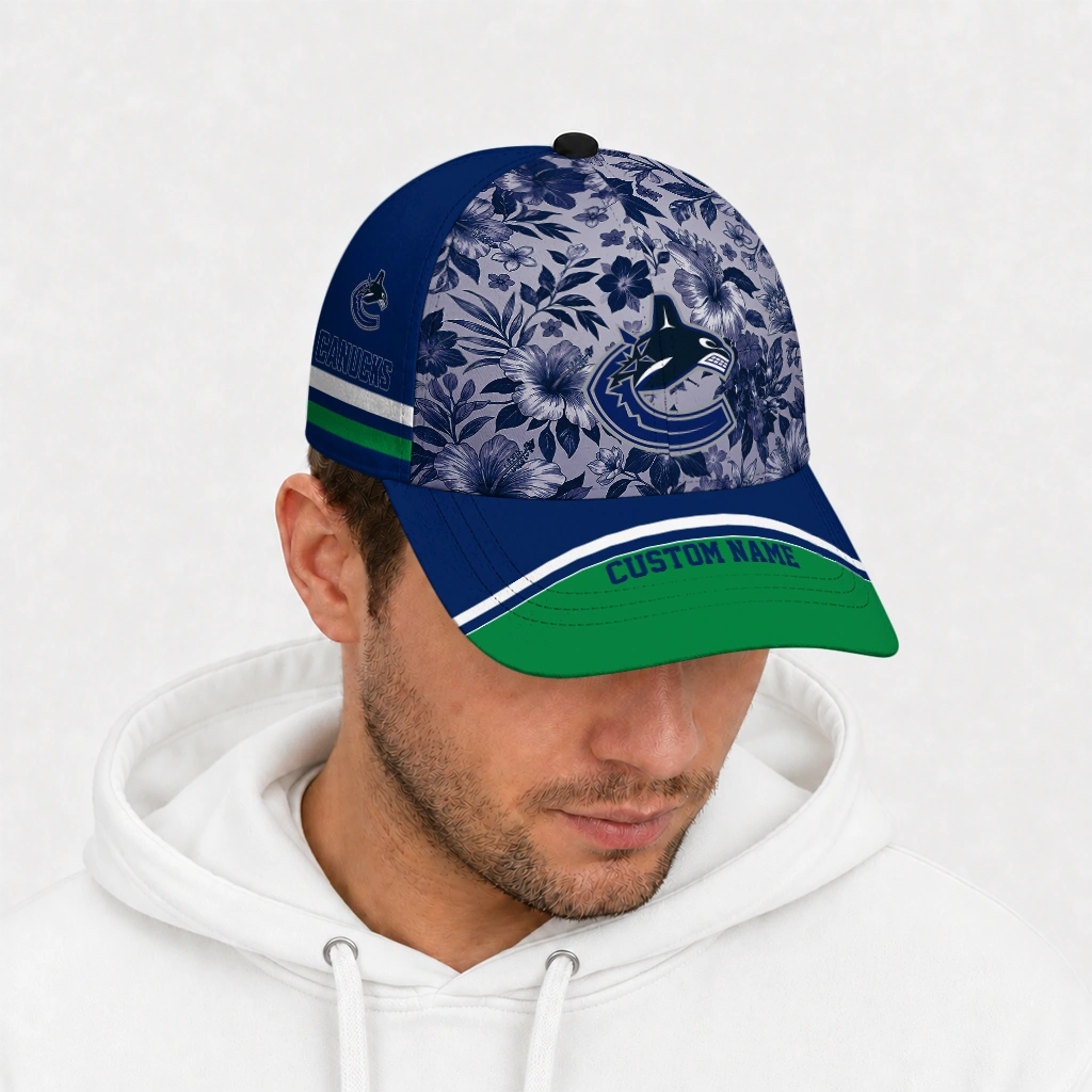vancouver-canucks-cap-custom-tropical-floral-blue-new-arrival.webp