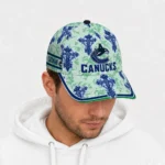 vancouver-canucks-cap-customized-damask-pattern-blue-white-best-selling.webp