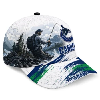 Vancouver Canucks Cap - Personalized Photo Realistic Blue White