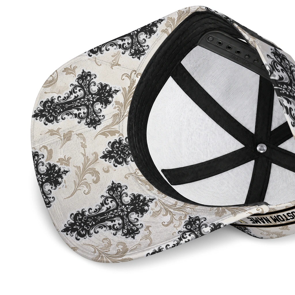 vanderbilt-commodores-cap-personalized-damask-pattern-black-white-high-quality.webp