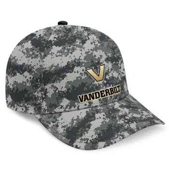 Vanderbilt Commodores Cap - Personalized Digital Camo Gray