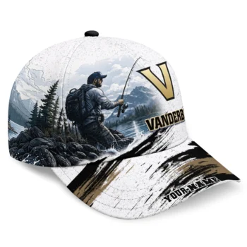 Vanderbilt Commodores Cap - Personalized Photo Realistic Black White