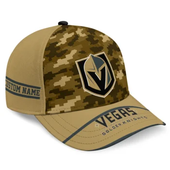 Vegas Golden Knights Cap - Custom Pixel Camo Tan