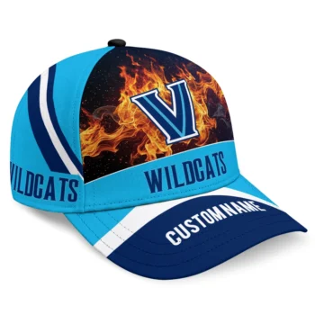 Villanova Wildcats Cap - Custom Blazing Fire Navy