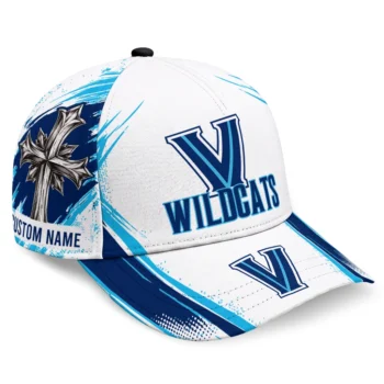 Villanova Wildcats Cap - Custom Grunge Cross Navy White