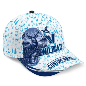 Villanova Wildcats Cap - Custom Toile Pattern Navy White