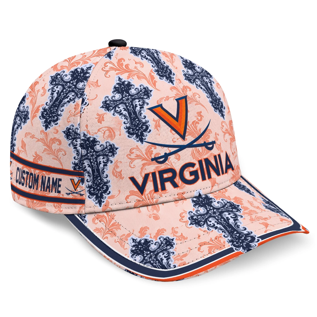 virginia-cavaliers-cap-customized-damask-pattern-blue-white-best-selling.webp virginia cavaliers cap customized damask pattern blue white best selling