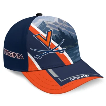 Virginia Cavaliers Cap - Customized Diagonal Slash Blue