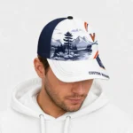 virginia-cavaliers-cap-customized-flat-illustration-blue-white-best-selling.webp