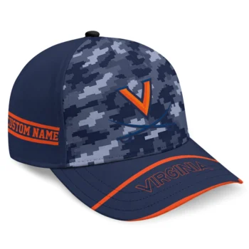 Virginia Cavaliers Cap - Customized Pixel Camo Blue