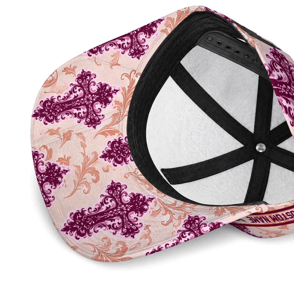 virginia-tech-hokies-cap-custom-damask-pattern-maroon-white-high-quality.webp