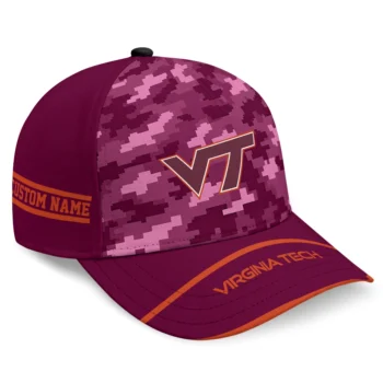 Virginia Tech Hokies Cap - Custom Pixel Camo Maroon