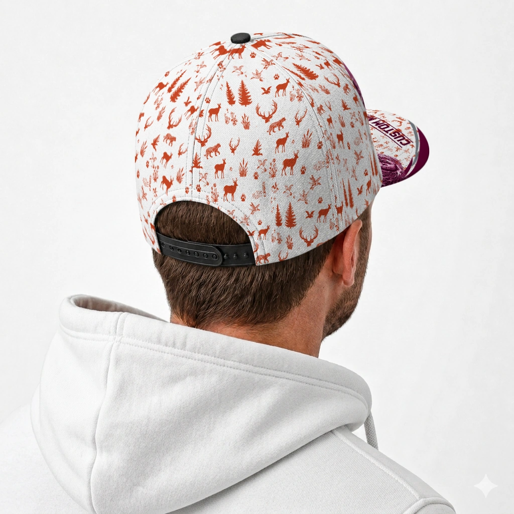 virginia-tech-hokies-cap-custom-toile-pattern-maroon-white-latest-model.webp