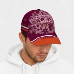 virginia-tech-hokies-cap-custom-tropical-floral-maroon-best-selling.webp