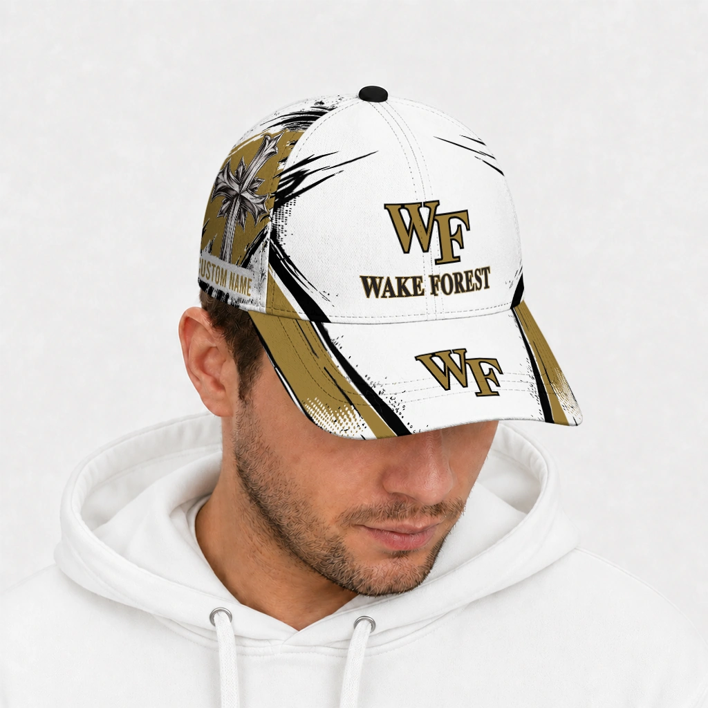 wake-forest-demon-deacons-cap-customized-grunge-cross-gold-white-new-arrival.webp