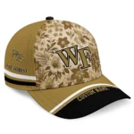 wake-forest-demon-deacons-cap-customized-tropical-floral-gold-best-selling.webp