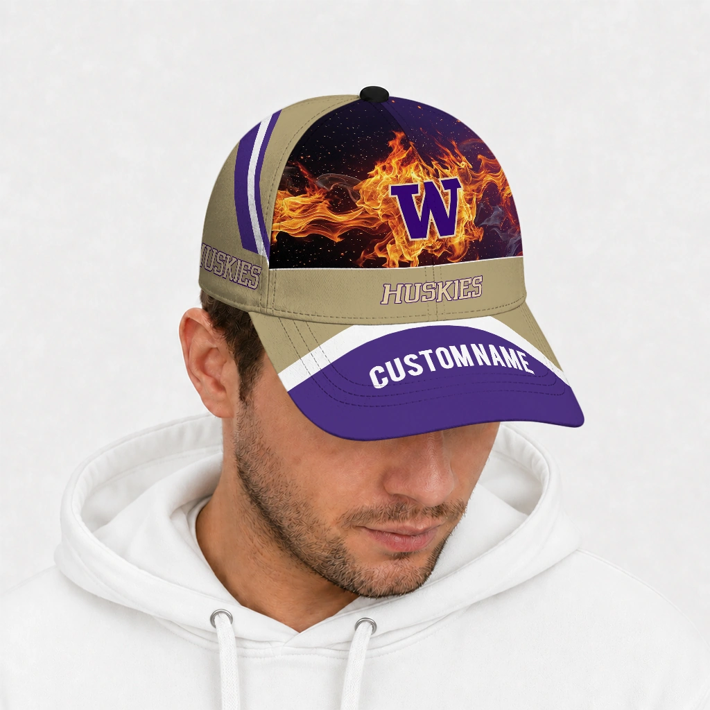 washington-huskies-cap-customized-blazing-fire-purple-new-arrival.webp