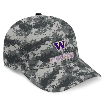 Washington Huskies Cap - Customized Digital Camo Gray