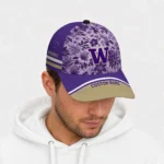 washington-huskies-cap-customized-tropical-floral-purple-best-selling.webp