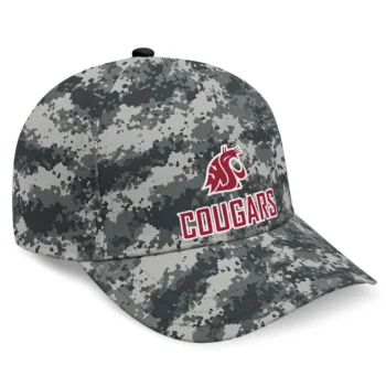 Washington State Cougars Cap - Personalized Digital Camo Gray