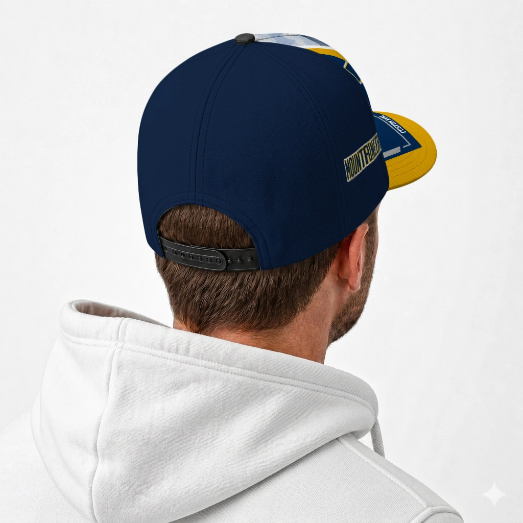 west-virginia-mountaineers-cap-personalized-diagonal-slash-blue-latest-model.webp