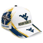 west-virginia-mountaineers-cap-personalized-grunge-cross-blue-white-best-selling.webp