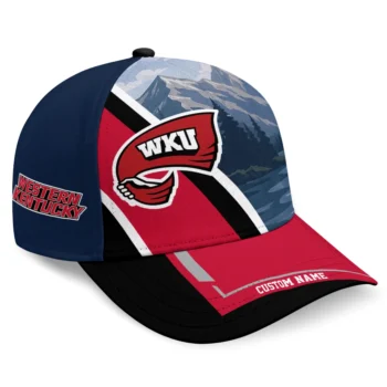 Western Kentucky Hilltoppers Cap - Customized Diagonal Slash Red