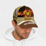 western-michigan-broncos-cap-personalized-blazing-fire-brown-best-selling.webp
