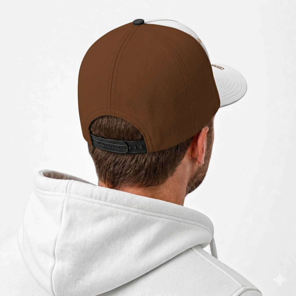 western-michigan-broncos-cap-personalized-flat-illustration-brown-white-latest-model.webp