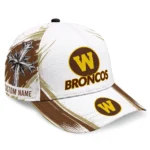 western-michigan-broncos-cap-personalized-grunge-cross-brown-white-best-selling.webp