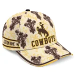 wyoming-cowboys-cap-custom-damask-pattern-brown-white-best-selling.webp