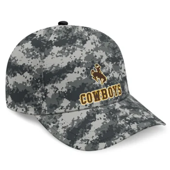 Wyoming Cowboys Cap - Custom Digital Camo Gray